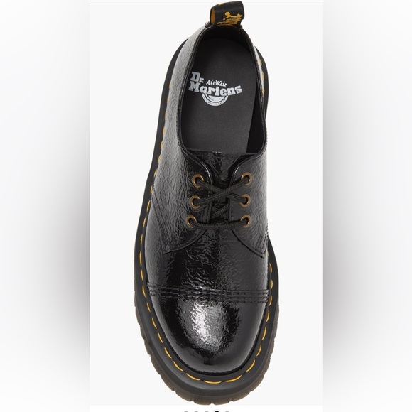 Dr. Martens 1461 TC DISTRESSED PATENT LEATHER PLATFORM SHOES - Picture 5 of 5